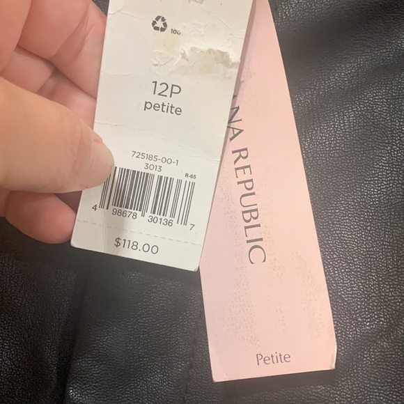 Banana Republic faux leather pant size 12 petite - Picture 5 of 10